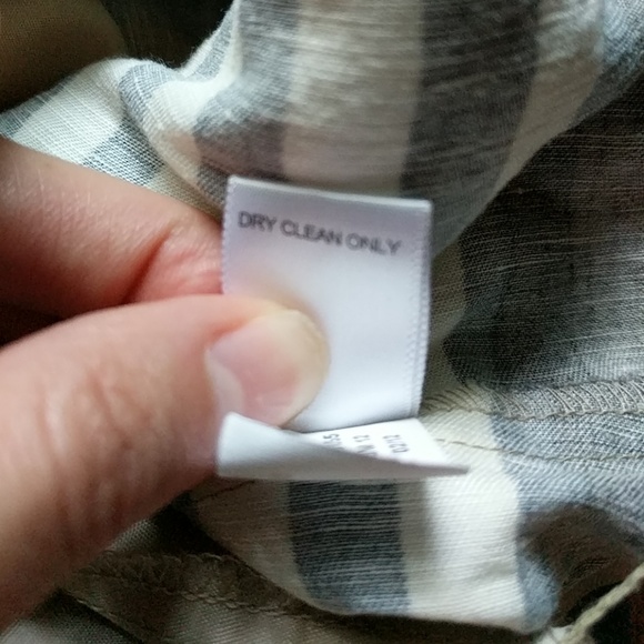 Banana Republic Linnen Blend Stripe Skirt Size 6 - Picture 6 of 6